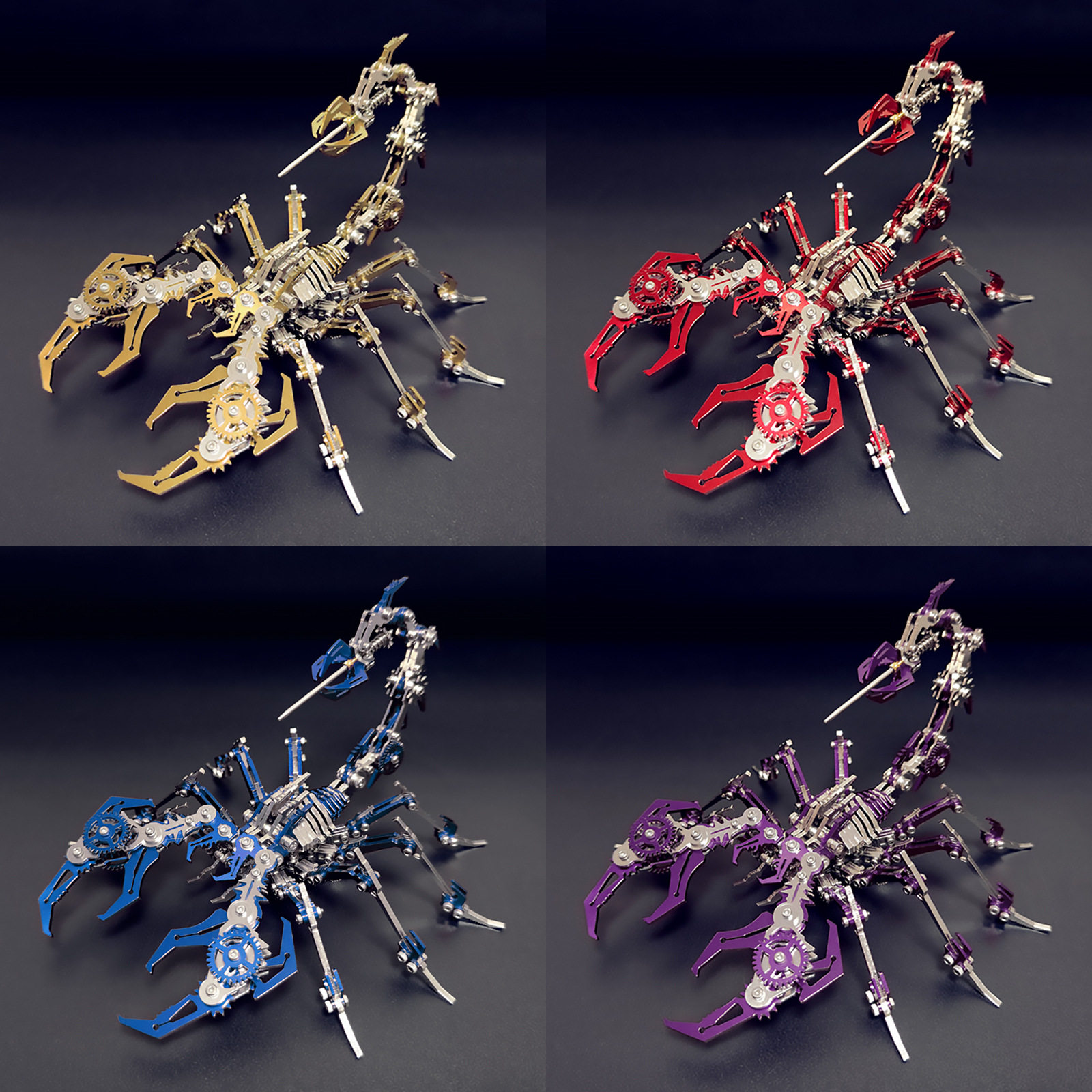 蝎子王拼装模型钢魔兽金属拼装