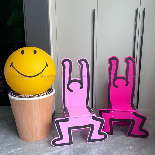 现货潮牌儿童椅子KeithHaring