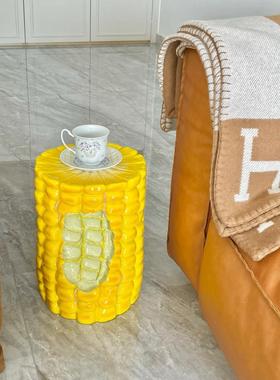 现货同款玉米潮流家居摆件树脂