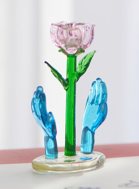 玻璃摆件桌面摆件装饰