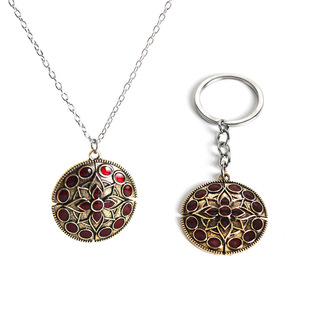 艾尔登老头环周边项链钥匙扣神祇的传说护符盾牌书包挂件礼物法环