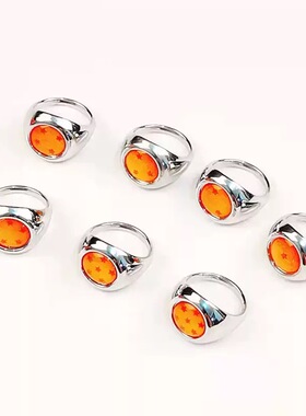 七龙珠周边戒指卡通悟空动漫小众cos独特潮流独特指环配饰高级感