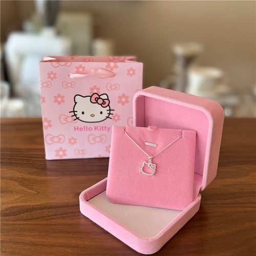 HelloKitty项链礼盒套装女日系卡通可爱学生生日礼物卡通配饰手链