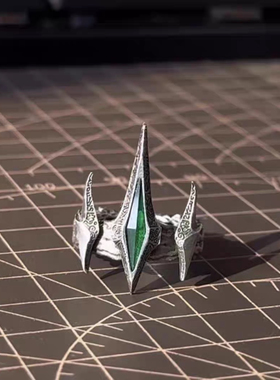 英雄联盟周边戒指破败之王佛耶戈王冠开口指环cos卡通配饰小众