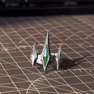 英雄联盟周边戒指破败之王佛耶戈王冠开口指环cos卡通配饰小众