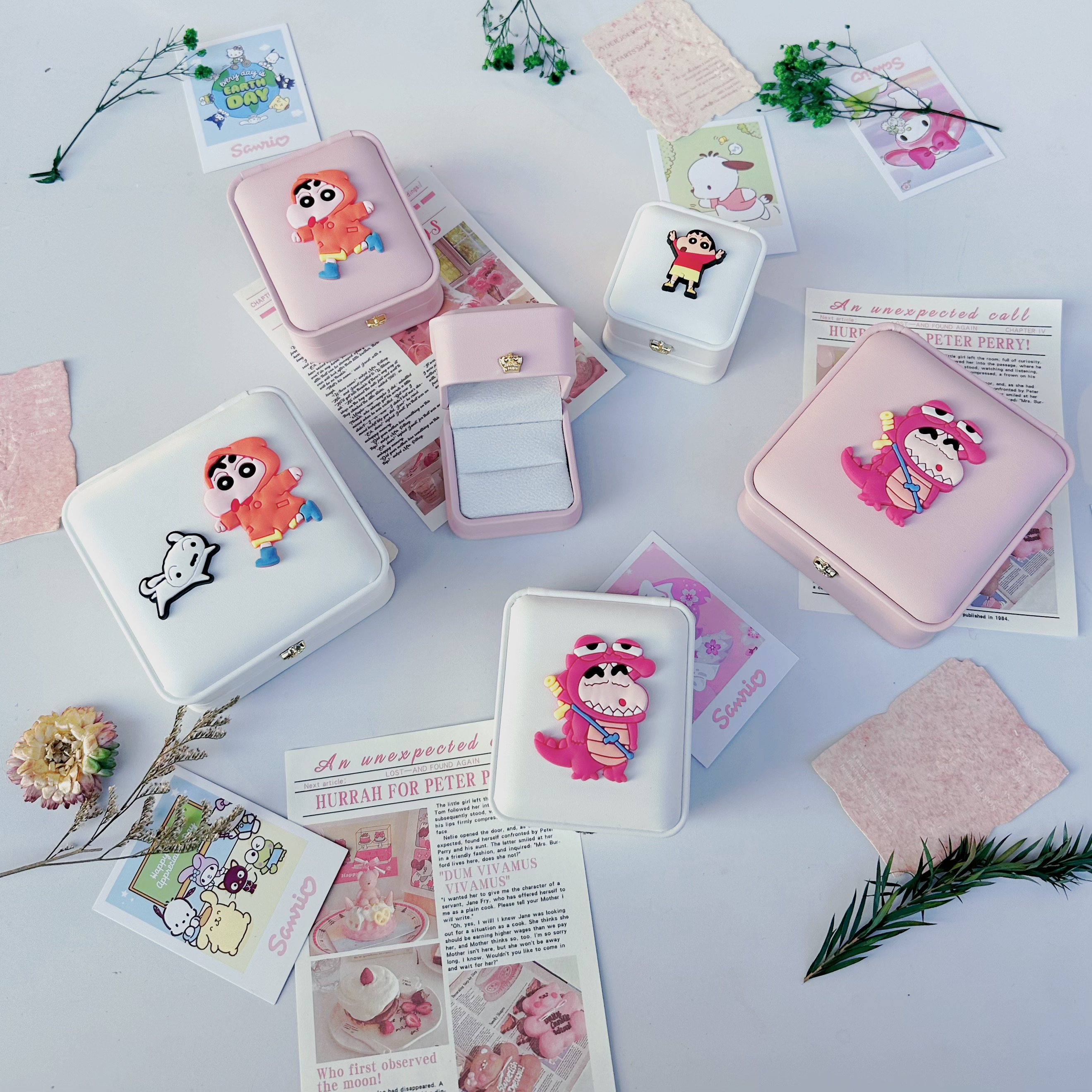 蜡笔小新戒指盒表白送女朋友求婚礼物手镯项链耳钉盒首饰收纳盒,饰品/流行首饰/时尚饰品新,首饰盒,淘宝优惠券,粉丝福利购,淘宝优惠卷