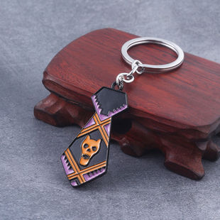 JOJO的奇妙冒险周边钥匙扣吉良吉影的领带卡通动漫挂件书包装饰品