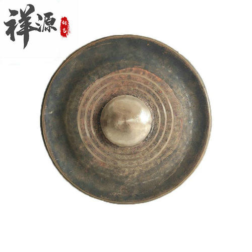 祥源锣鼓打击乐器 铜锣 响铜包锣 打击铓锣冬锣大疙瘩锣 32cm铜锣