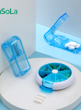 Weekly Pill Travel Box Tablet Holder Medicine Dispenser Orga