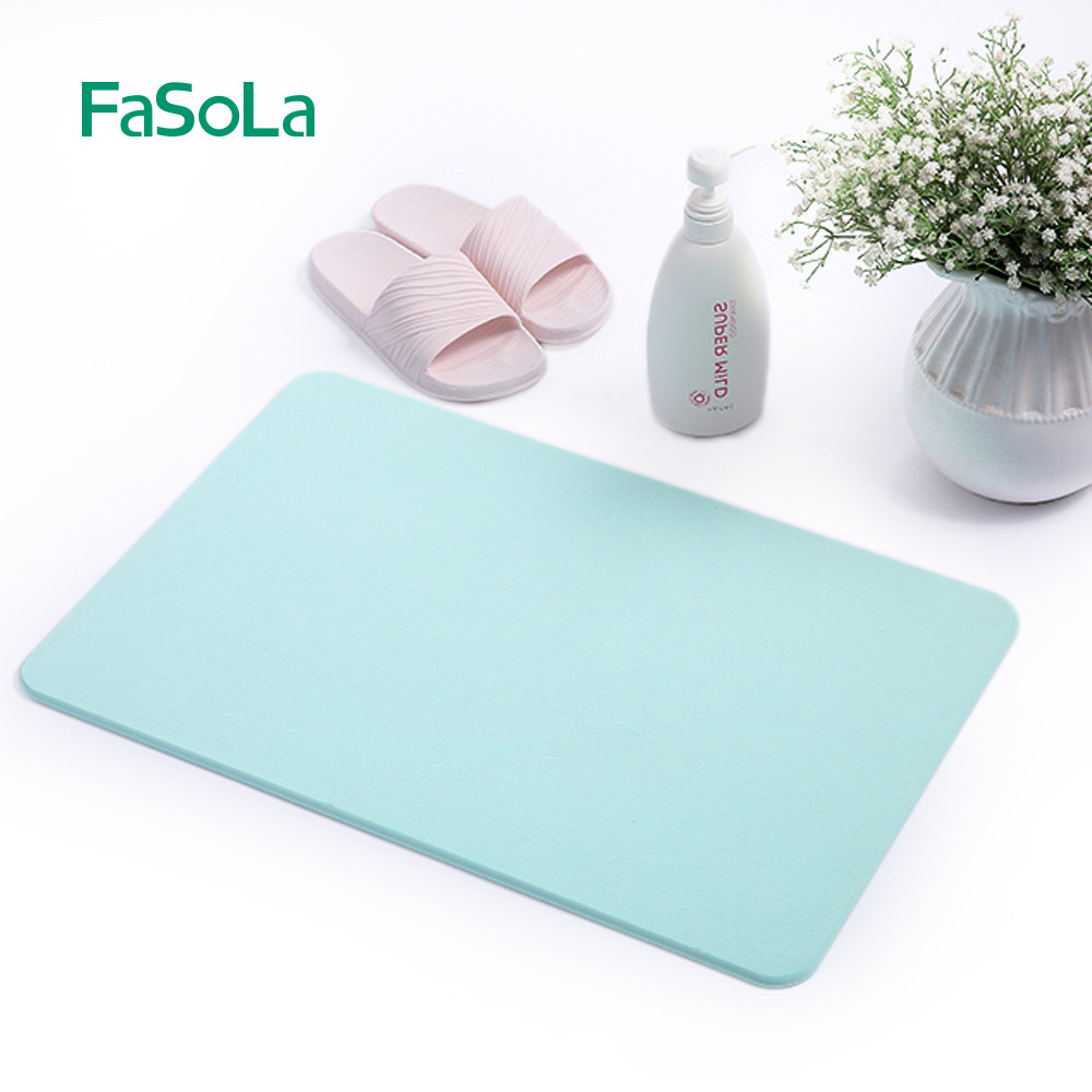 FaSoLa 硅藻泥吸水垫地垫 脚垫家用浴室洗澡淋浴垫卫生间土速干垫|msdalam kategori keluarga/Alat Pembersihan peribadi, perkakas kebersihan/aksesori bilik mandi, Mats - dari Buy2taobao.com untuk memberikan perkhidmatan ejen Taobao profesional membeli