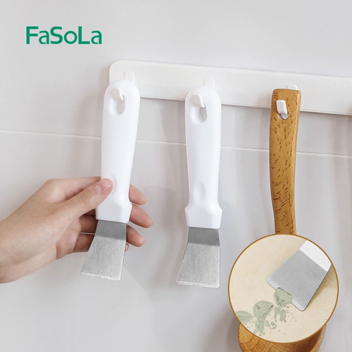 FaSoLa шпатель из нержавеющей стали, нож для чистки, утолщенная кухонная плита для чистки, вытяжка, красивый шов, маленькая лопатка, инструмент для чистки