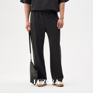 亲肤直筒休闲弯刀羊毛裤 LEZORA 360g双色空气羊毛 Steady 男 Z同款