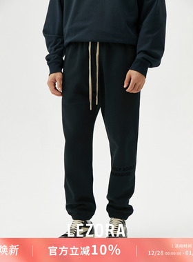 LEZORA孤独灵魂！ lonely souls paradise320g抓绒植绒收口卫裤男