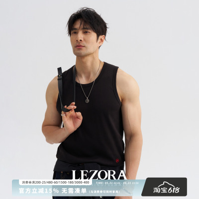 LEZORA凉感红标刺绣坦克背心