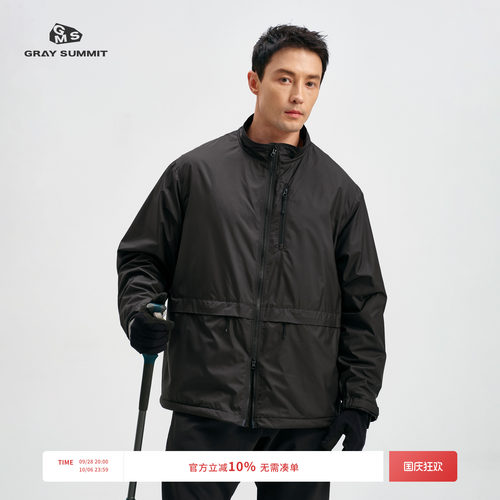GRAYSUMMIT网眼抓绒OCTA立领夹克