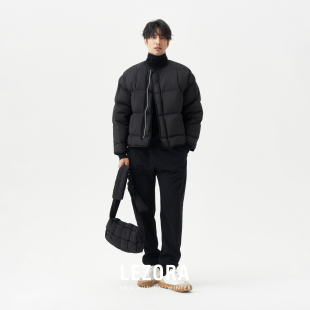 男 395g超蓬松抓绒松紧腰收口卫裤 LEZORA 秋冬御寒加厚澳棉