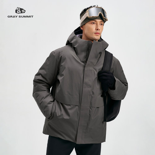 GRAYSUMMIT防水防风连帽羽绒服