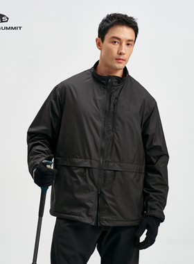 GRAY SUMMIT日本网眼抓绒OCTA! 东丽轻量超暖防泼水立领夹克男