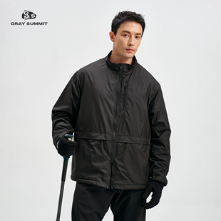 GRAY 东丽轻量超暖防泼水立领夹克男 SUMMIT日本网眼抓绒OCTA
