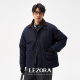 LEZORA 和纸paper美国西部谷仓夹克牛仔鹅绒羽绒服男 Denim工装