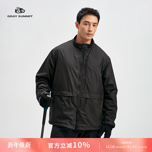 GRAY 东丽轻量超暖防泼水立领夹克男 SUMMIT日本网眼抓绒OCTA