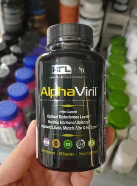 现货秒发AlphaViril Dr Sam Robbins Natural Testosterone 60颗
