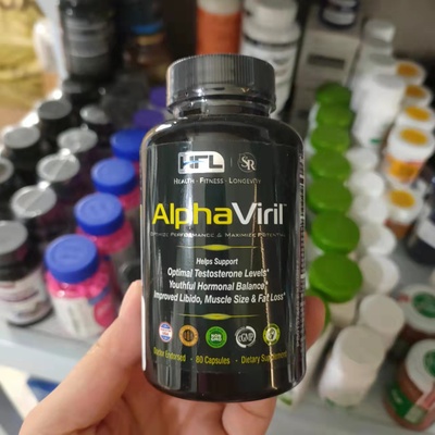 现货秒发AlphaViril Dr Sam Robbins Natural Testosterone 60颗