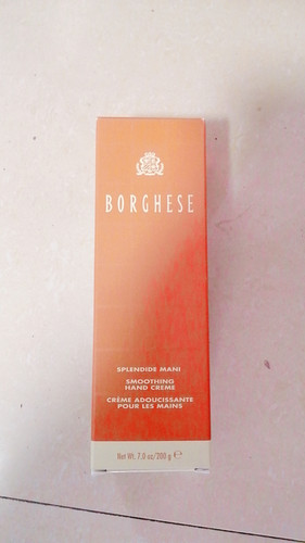 在途Borghese Splendide Mani Smoothing Hand Creme 7oz 护手霜