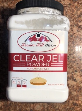 现货秒发 Hoosier Hill Farm Clear Jel 透明果冻烹饪型1.5磅