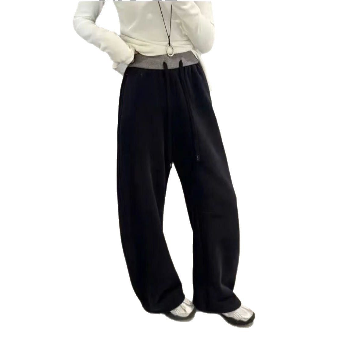 2025年冬款棉裤女松紧腰裤子加绒加厚保暖裤子卫裤学院风新款裤子,女装/女士精品,棉裤/羽绒裤,淘宝优惠券,粉丝福利购,淘宝优惠卷