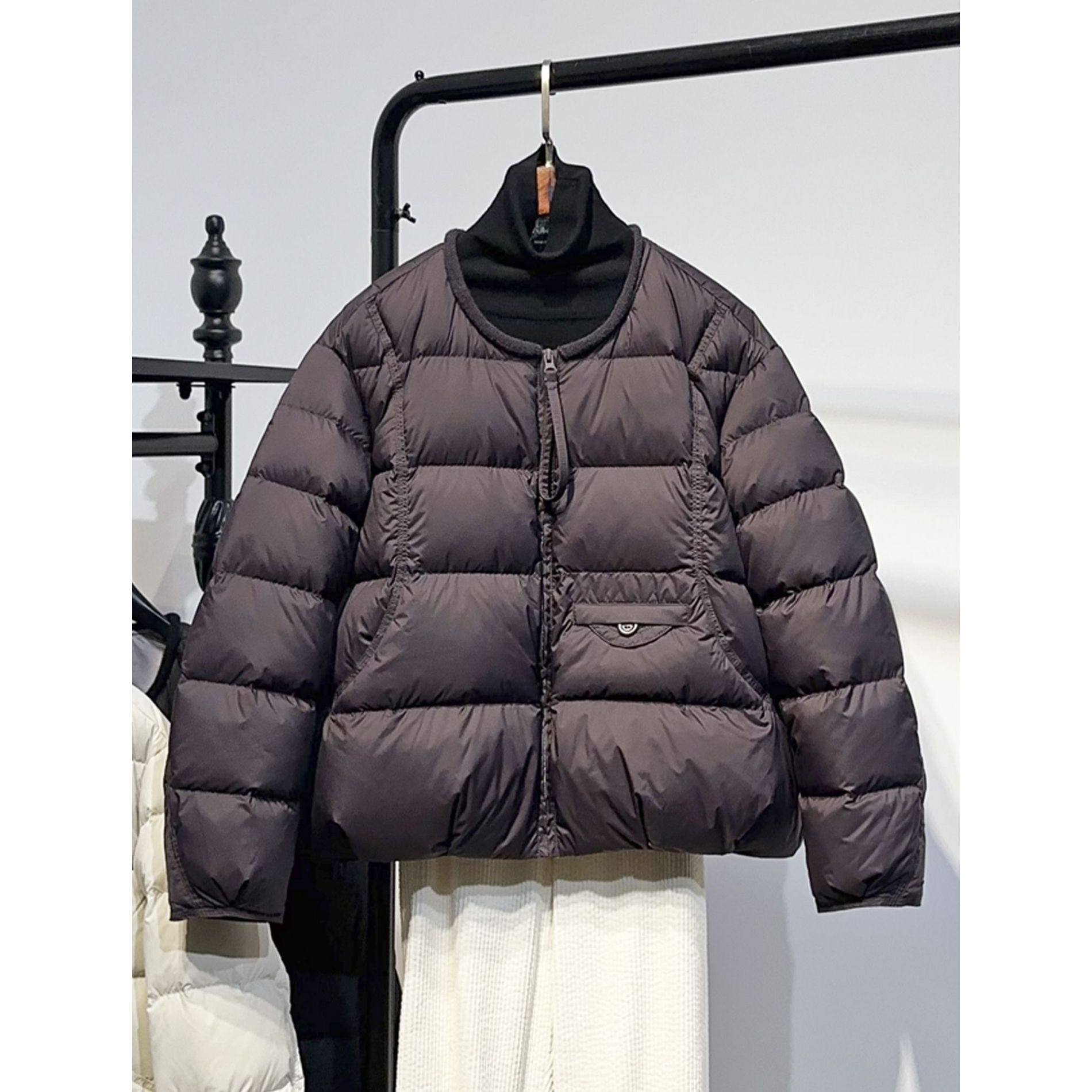 短款棉服女装2026年冬季新款小个子通勤爆款韩版宽松圆领时尚外套