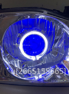 适用于于帕拉丁大灯总成改装双光透镜led天使恶魔眼日行灯LED
