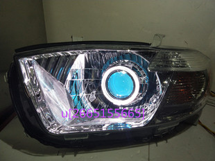 汉兰达09-12款老款大灯总成改装LED透镜天使眼恶魔眼日行灯大灯总