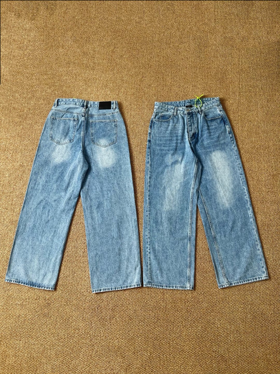 【地表最强】Vujade 009 Drop2 黑色三色直筒排扣牛仔裤长裤男女