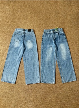 【地表最强】Vujade 009 Drop2 黑色三色直筒排扣牛仔裤长裤男女