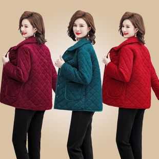 洋气外套 厨房围裙妈妈装 四川省服冬季 保暖加绒加厚成人罩衣女短款