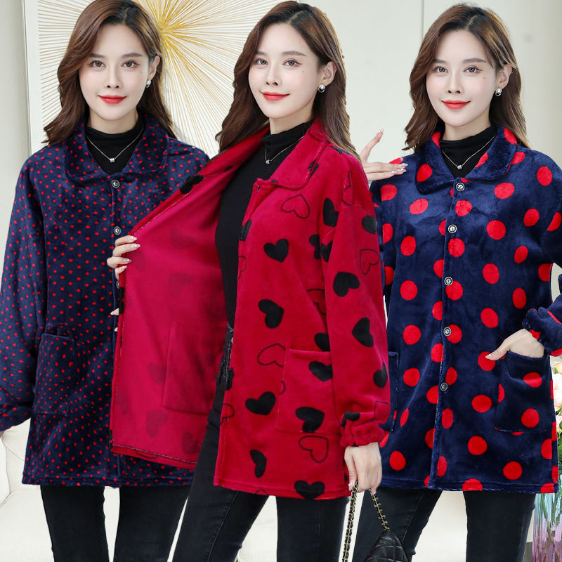 四川省服冬季新款法兰绒罩衣女秋冬加绒加厚工作服羽绒服防护衣