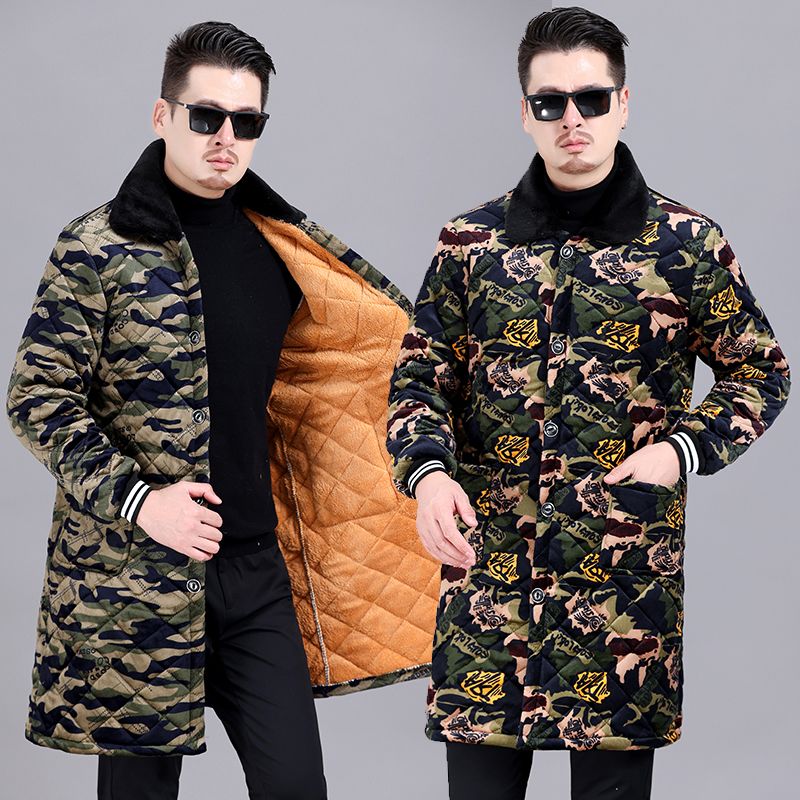 四川省服罩衣外穿加绒加厚全身护衣棉服大人男防寒搬运服工作服男