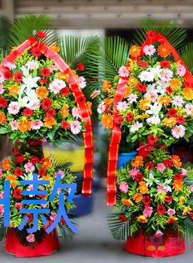 乔迁花篮开业演出邵阳鲜花店送花双清区大祥区北塔区花圈鲜花速递