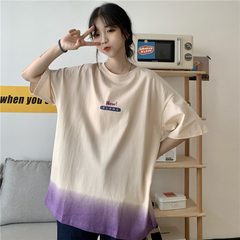 Real shot short sleeve T-shirt women's super fire net red Korean version Harajuku gentle wind Hong Kong style top fashion