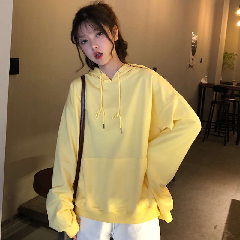 Real shot thin sweater women loose Korean lazy style BF thin solid color coat