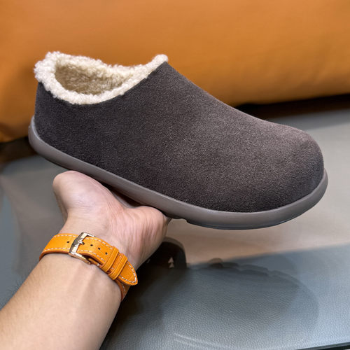 真皮羊皮毛一体勃肯鞋男女同款