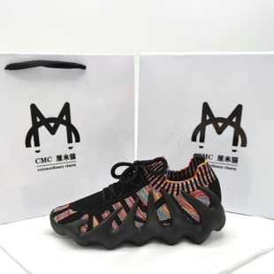 网面透气运动厚底舒适增高袜子椰子鞋 香港cmc八爪鱼女鞋 2025夏季