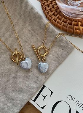 14K注金高级感小众轻奢爱心项链