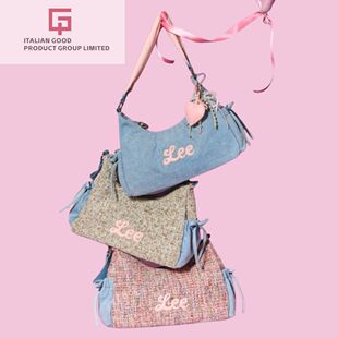 LEE云吞包美拉德配色学生休闲日常单肩包挎包秋冬