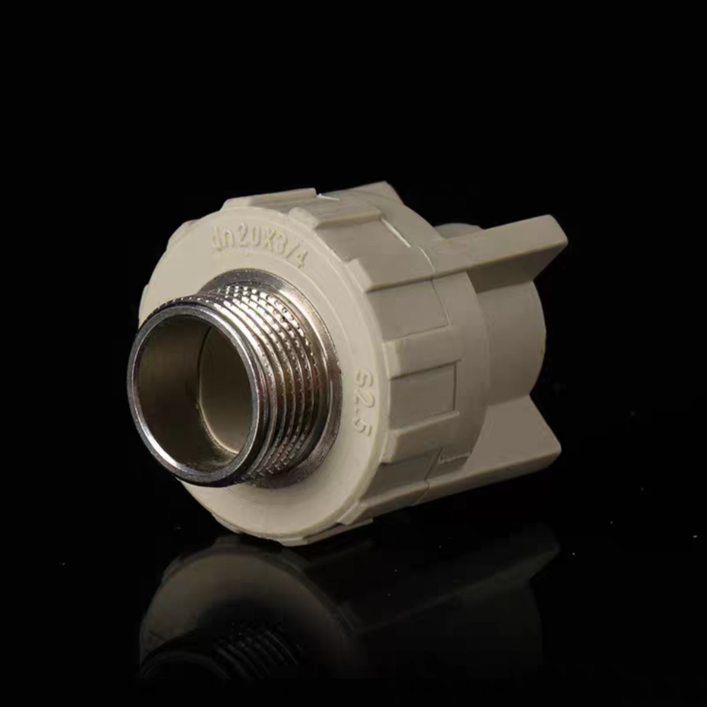 国标PPR外丝直接加厚防漏抗压