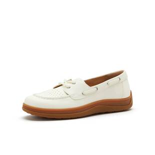 女通勤牛皮运动百搭开车鞋 休闲鞋 ATK16BA6 Bata2026夏季 专柜正品