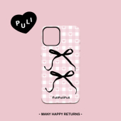 OuliOuli蝴蝶结韩国菲林小众手机壳粉ins风高级感17 明星同款