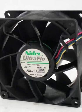 nidecNIDEC V92E12BUA7-57 9cm 9238 9038高转速风扇DC12V 3.24A