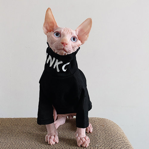 无毛猫衣服斯芬克斯纯棉秋冬